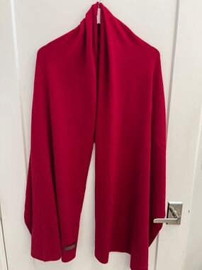 Deep Red Cashmere Wrap/Scarf